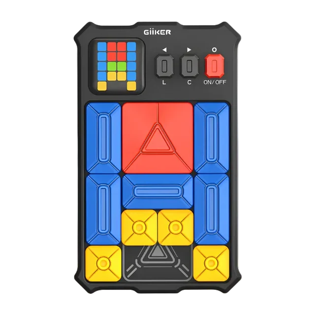 Brain Slide interactive sliding puzzle game, front view