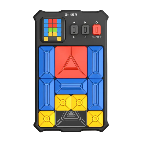 Brain Slide interactive sliding puzzle game, front view